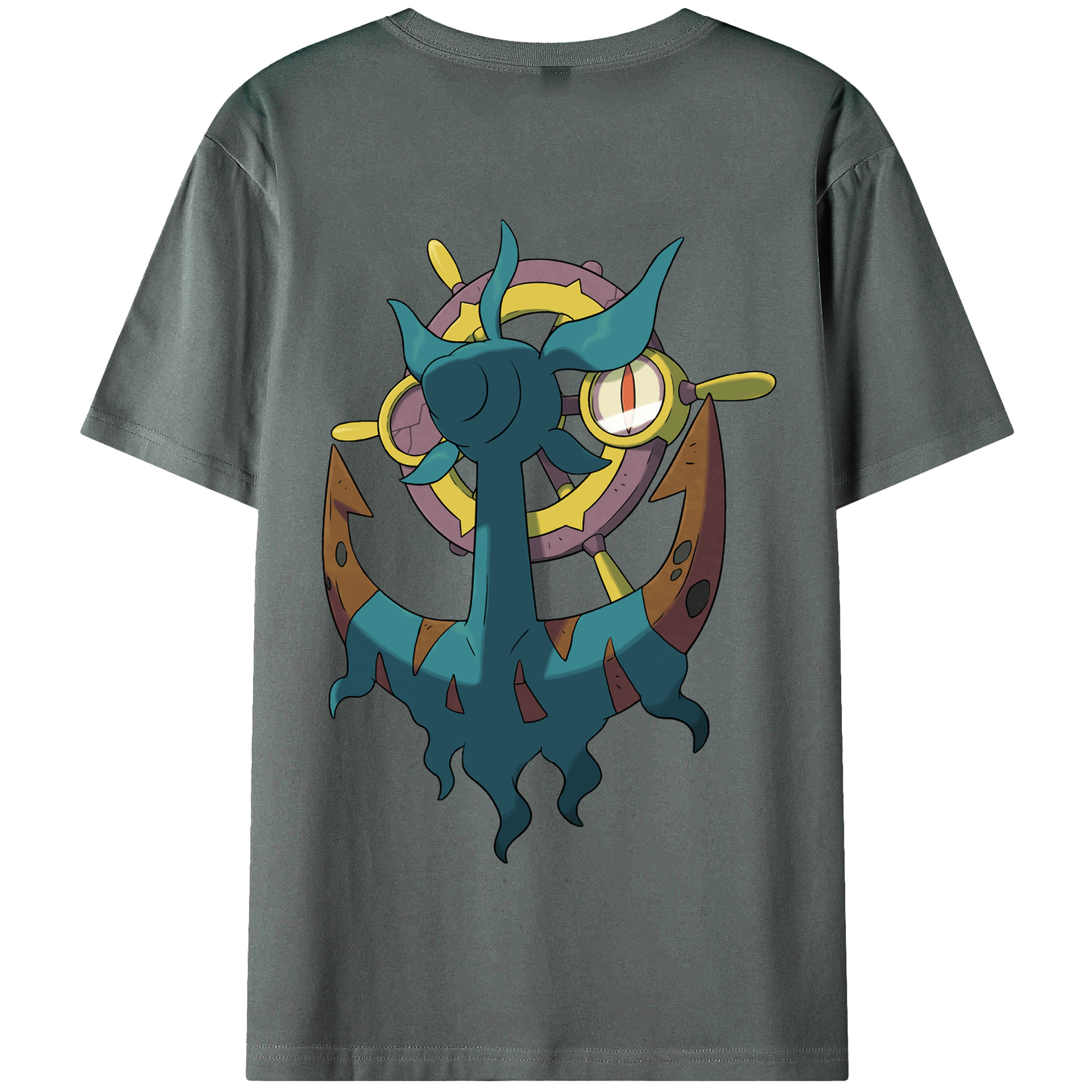 （画像用） ポケットモンスター Pokémon 綿100％半袖Tシャツ（背面プリント）